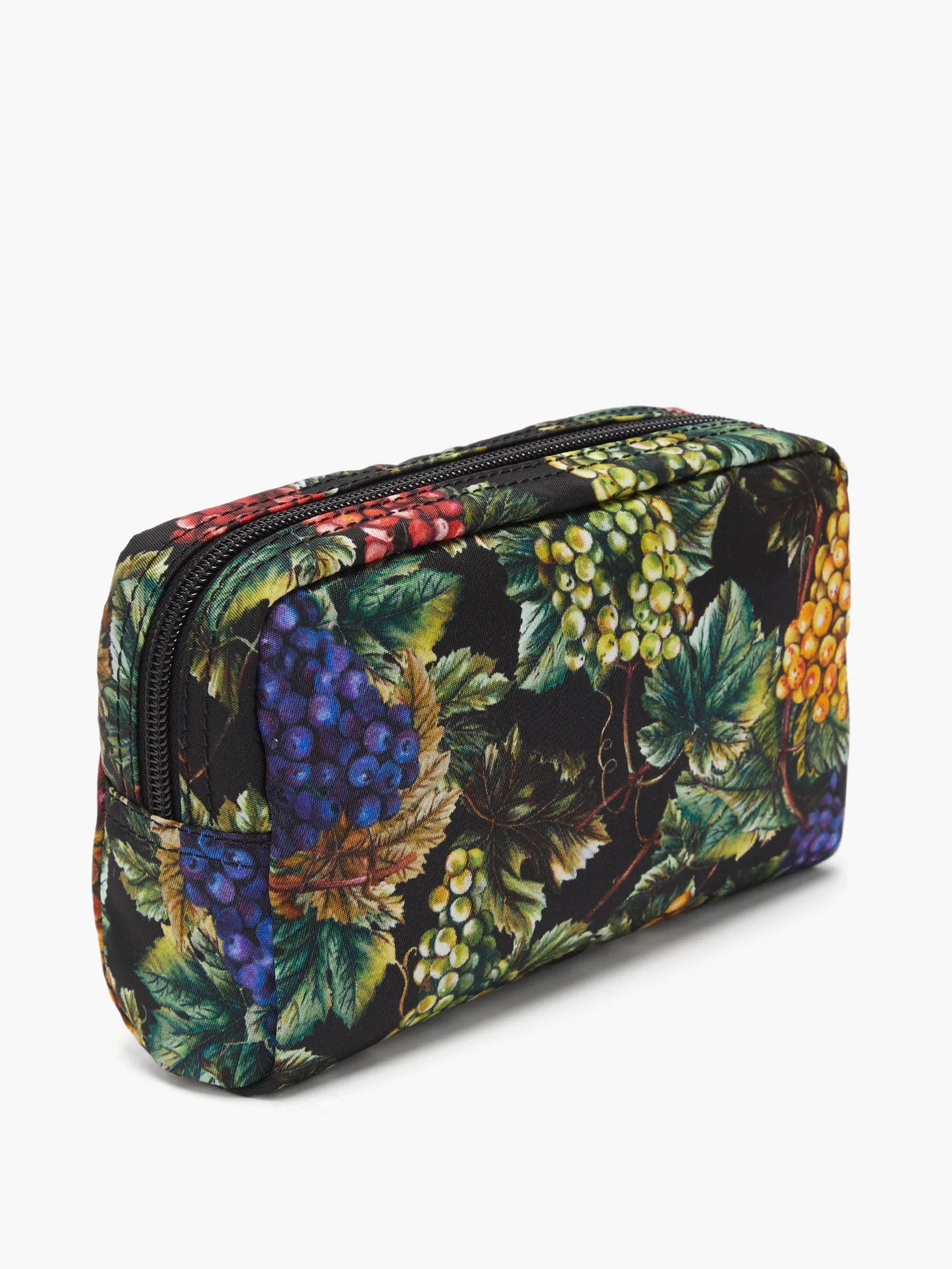 Grape print make-up bag - 4