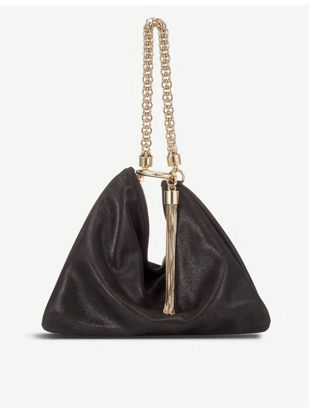 Callie Suede Clutch Bag - 1
