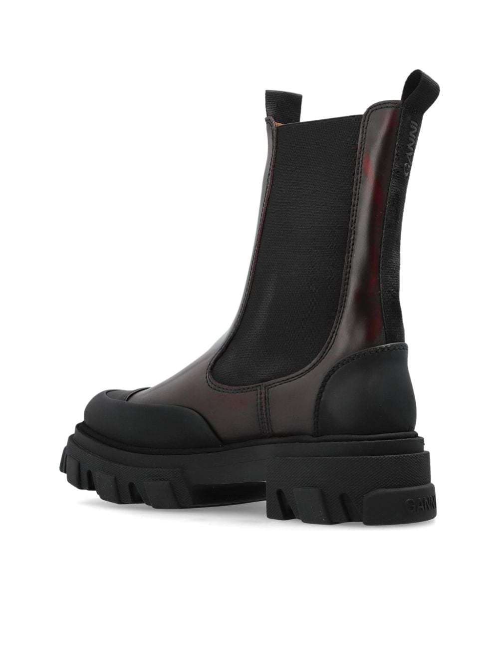 Cleated faux-leather chelsea boots - 5