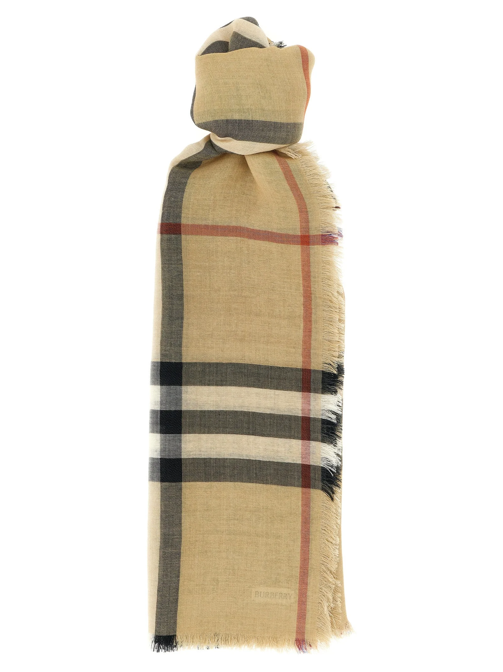 Burberry Men Check Reversible Scarf - 1