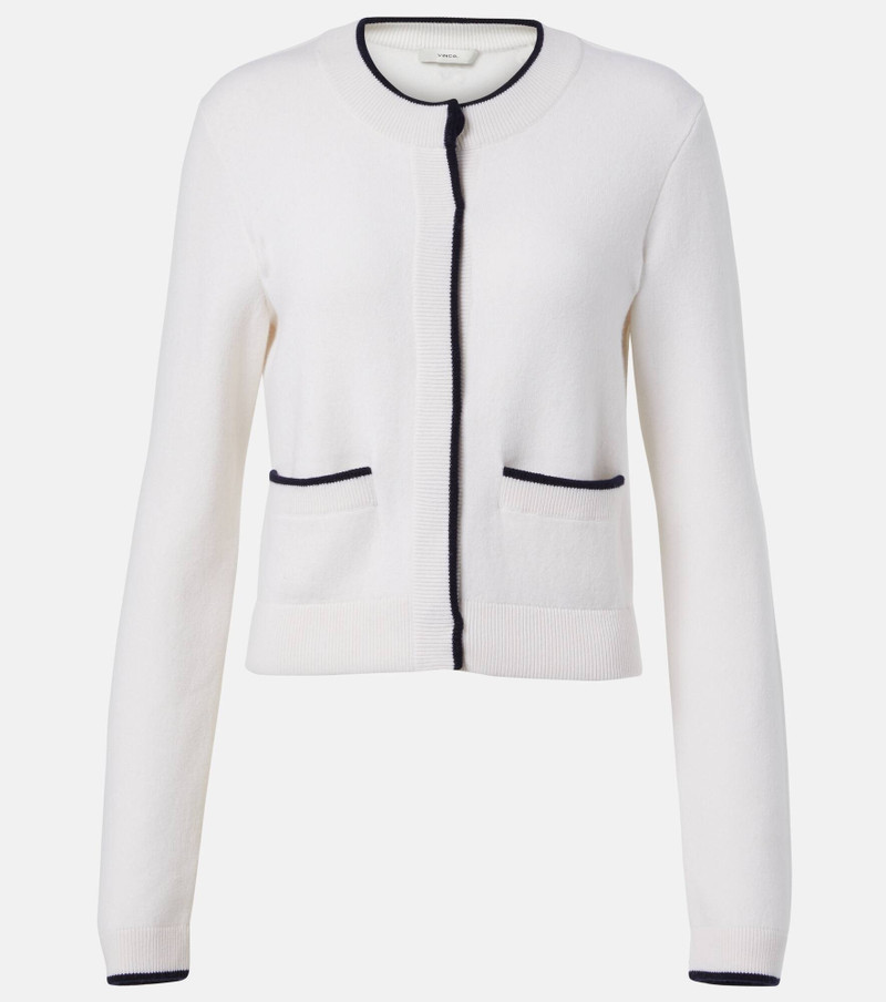 crew-neck cardigan - 1