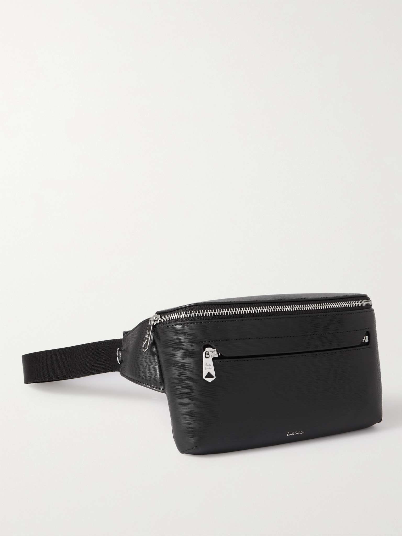 Textured-Leather Belt Bag - 6