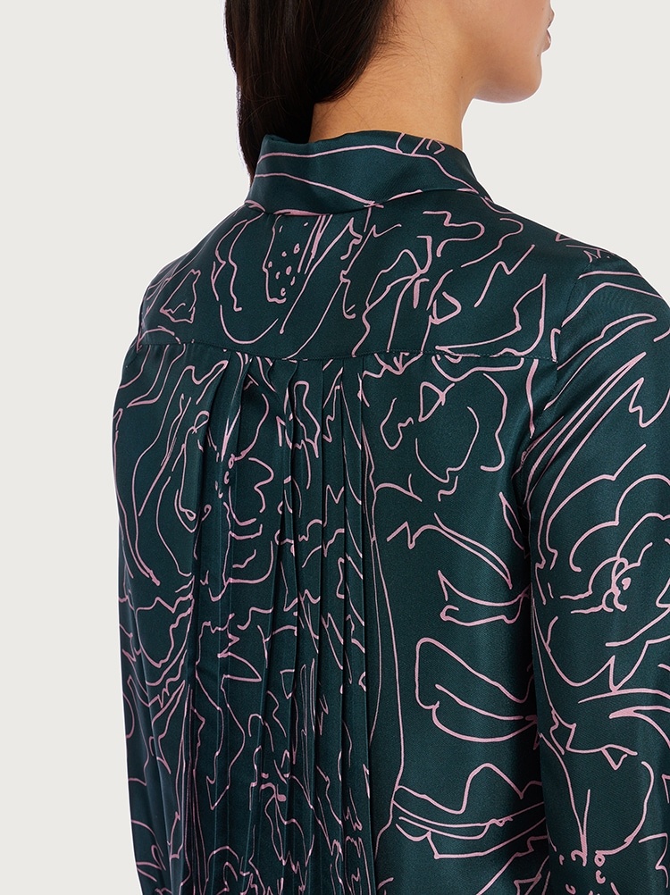 PRINTED SILK SHIRT - 4