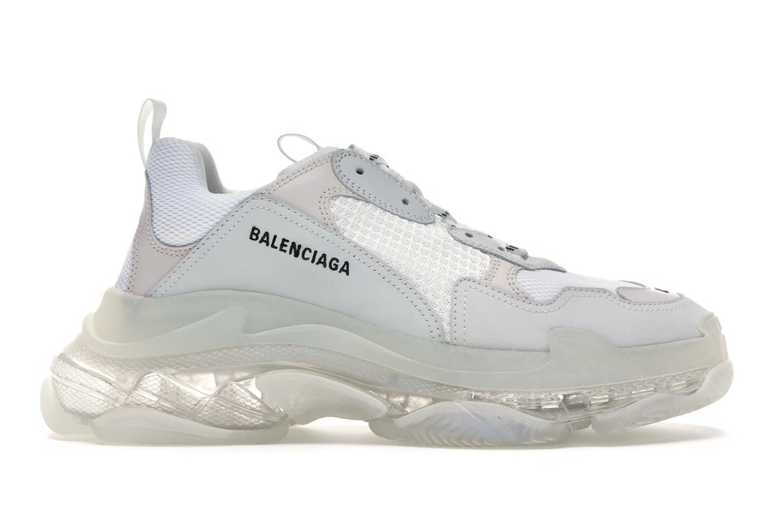 Balenciaga Triple S Clear Sole White - 1