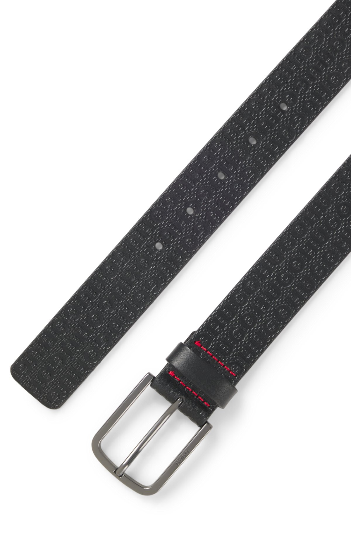 LEATHER PATCH WITH EMBOSSED LOGO - 3