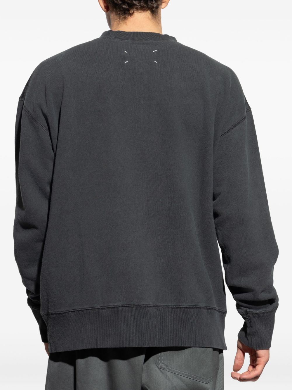 half-zip cotton sweatshirt - 4