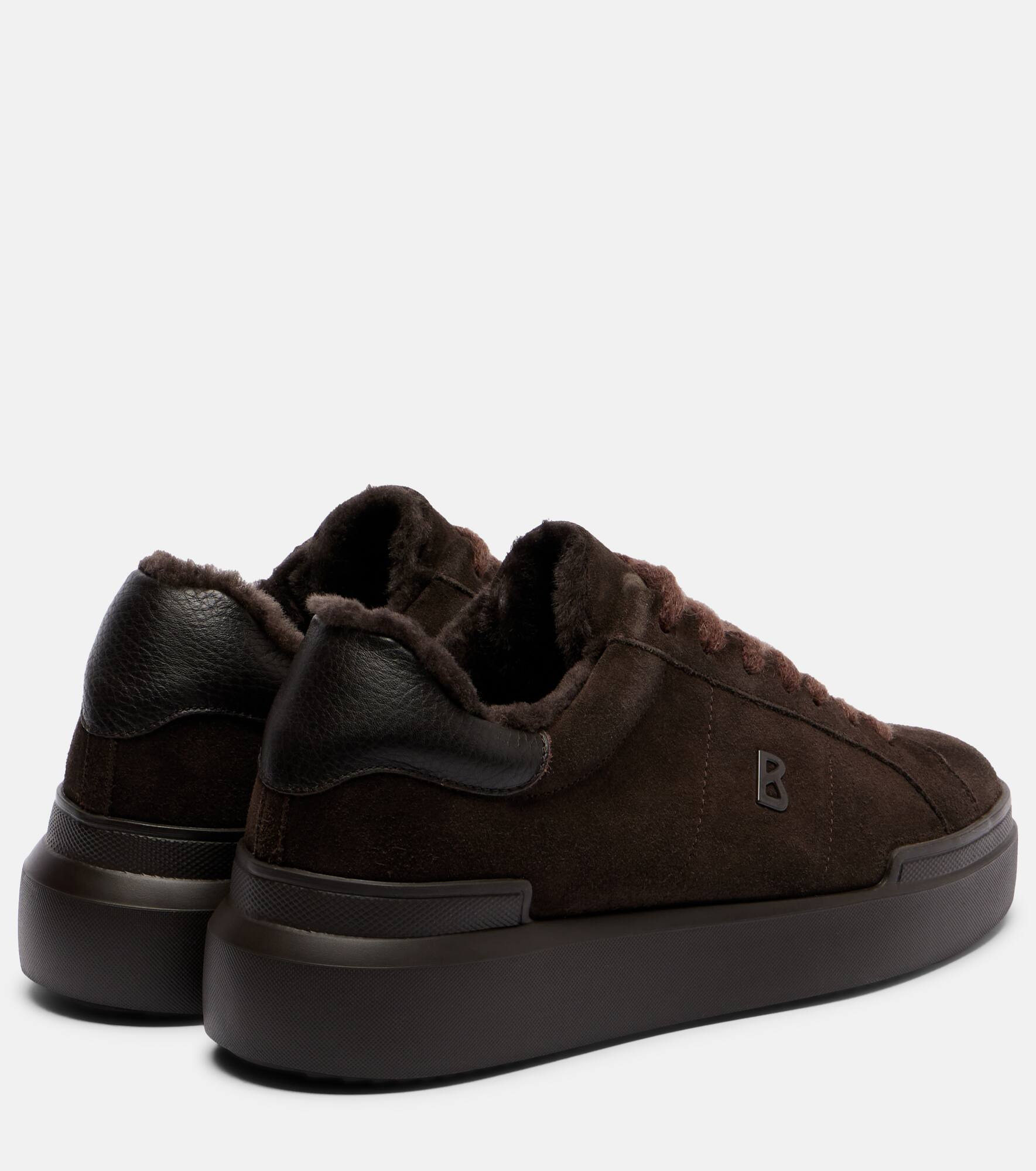 Hollywood 32 shearling-lined suede sneakers - 2