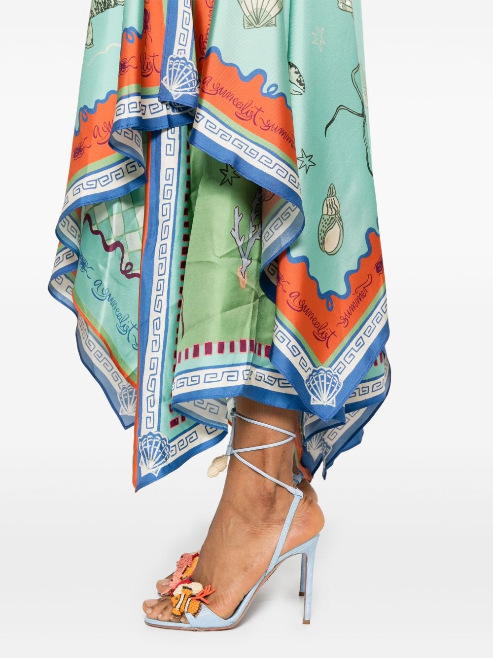 Surrealist Summer Scarf dress - 5