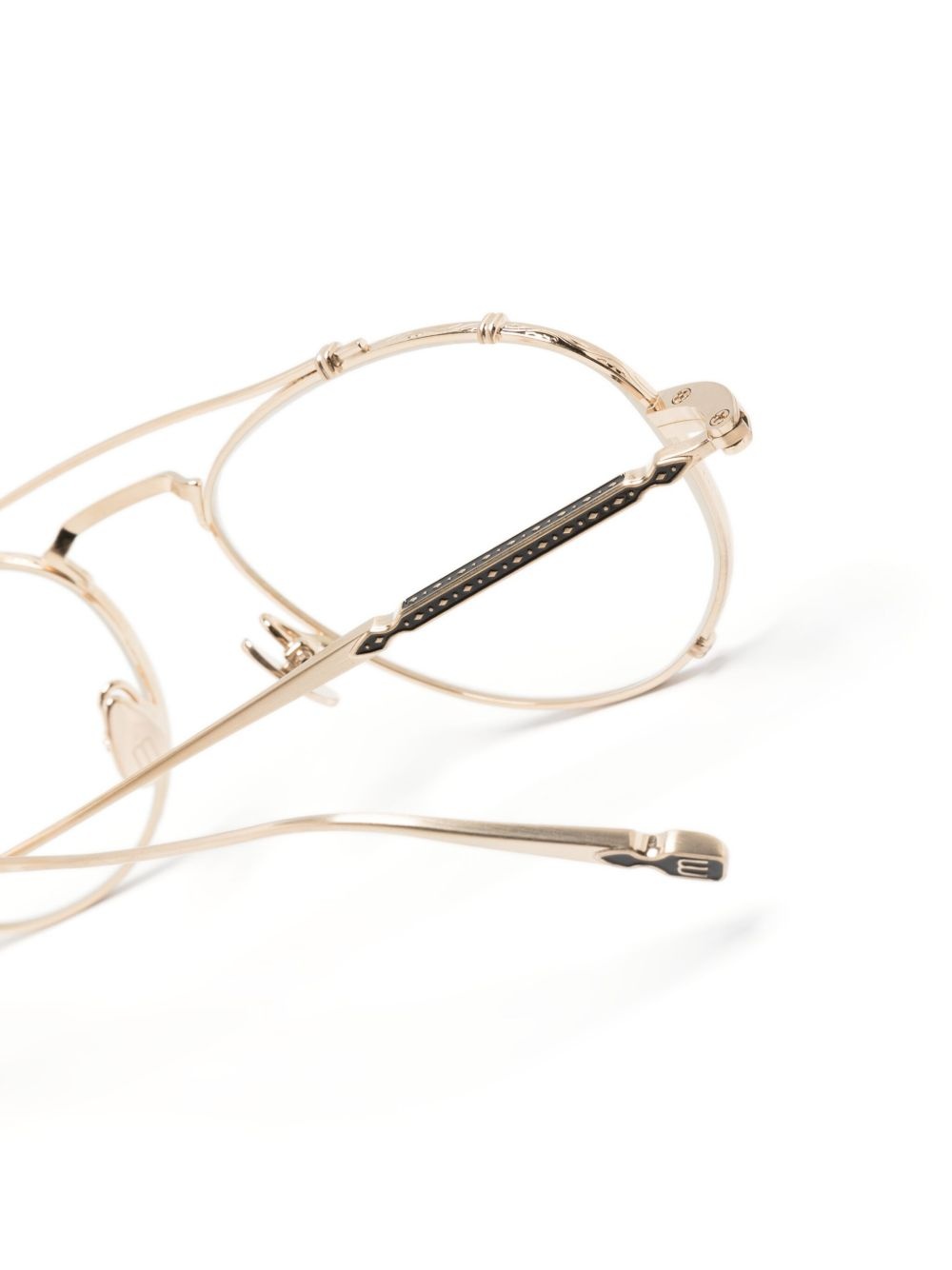 M3142 geometric-frame glasses - 3