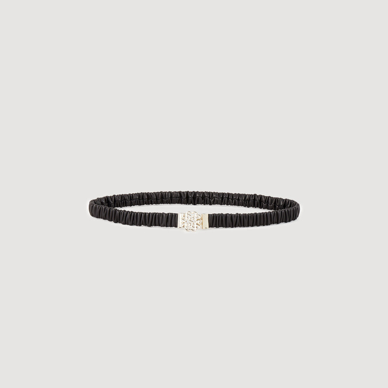 Sandro ELASTICATED LEATHER BELT outlook