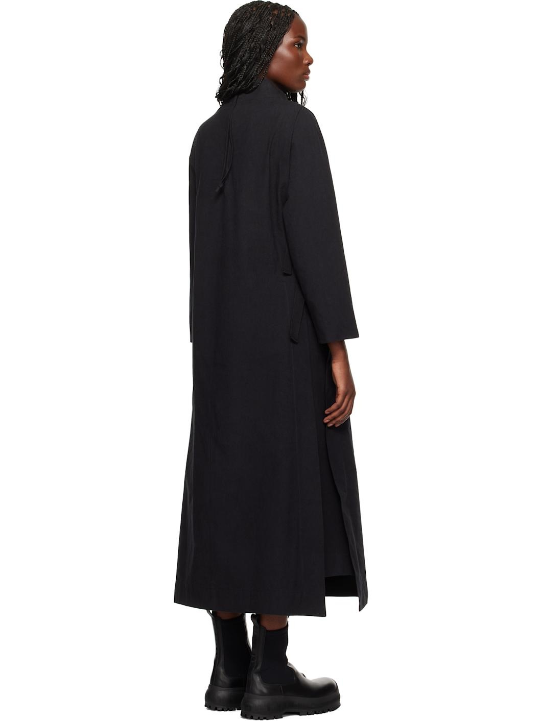 Black 'The Scuba Diver' Midi Dress - 3