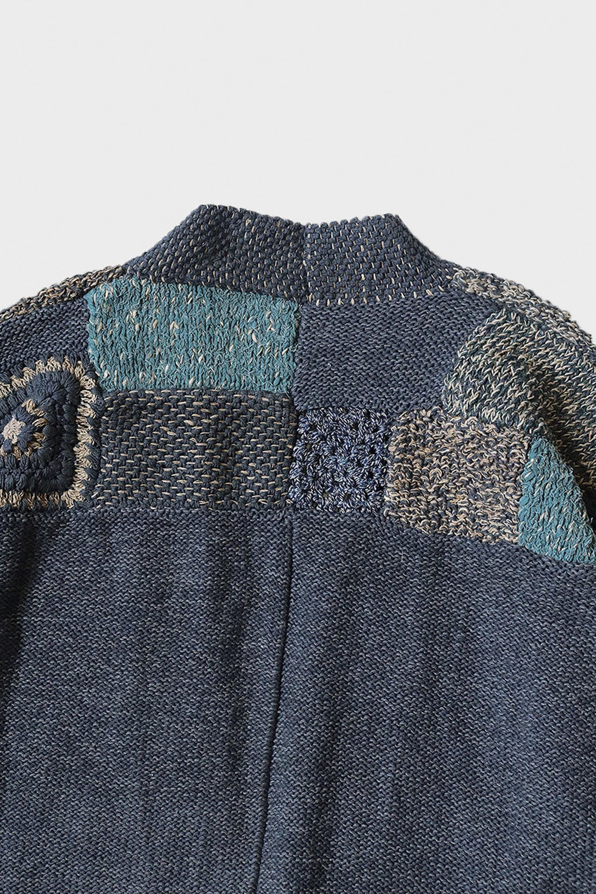 3G Hand Knit SPRING TUGIHAGI KESA Cardigan - Charcoal - 4