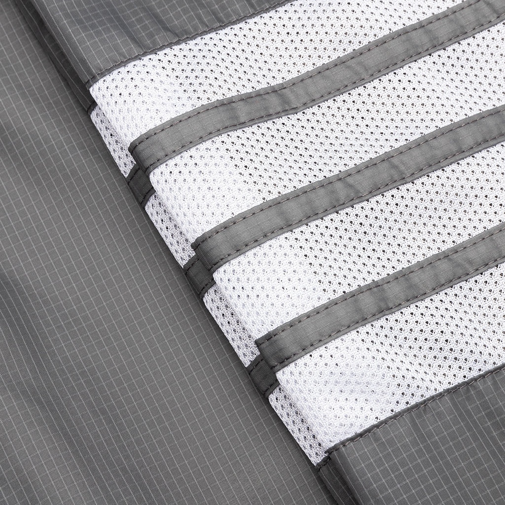 THOM BROWNE STRAIGHT LEG TRACK PANTS - SILVER - 3