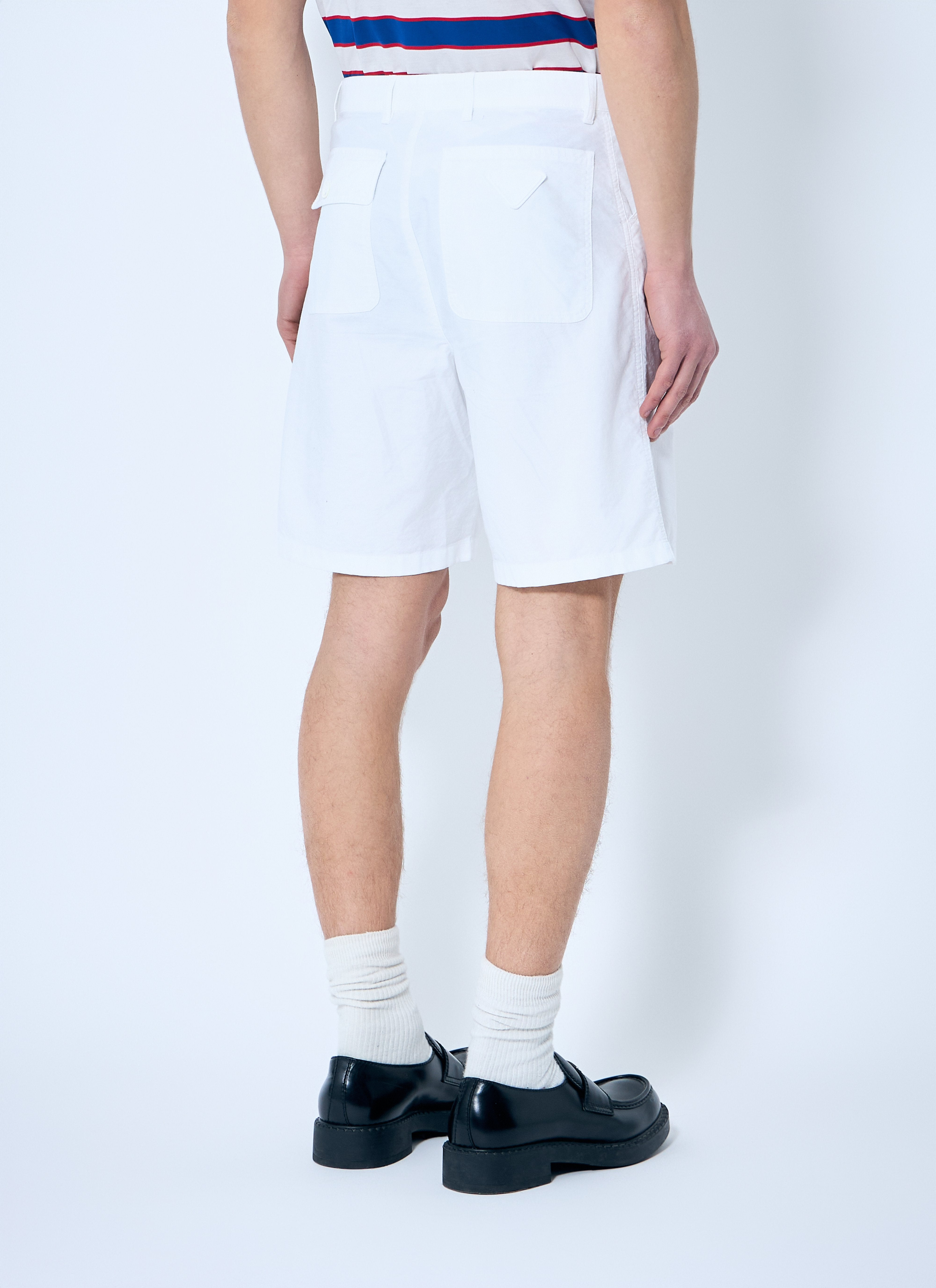Prada Men Oxford Shorts - 4