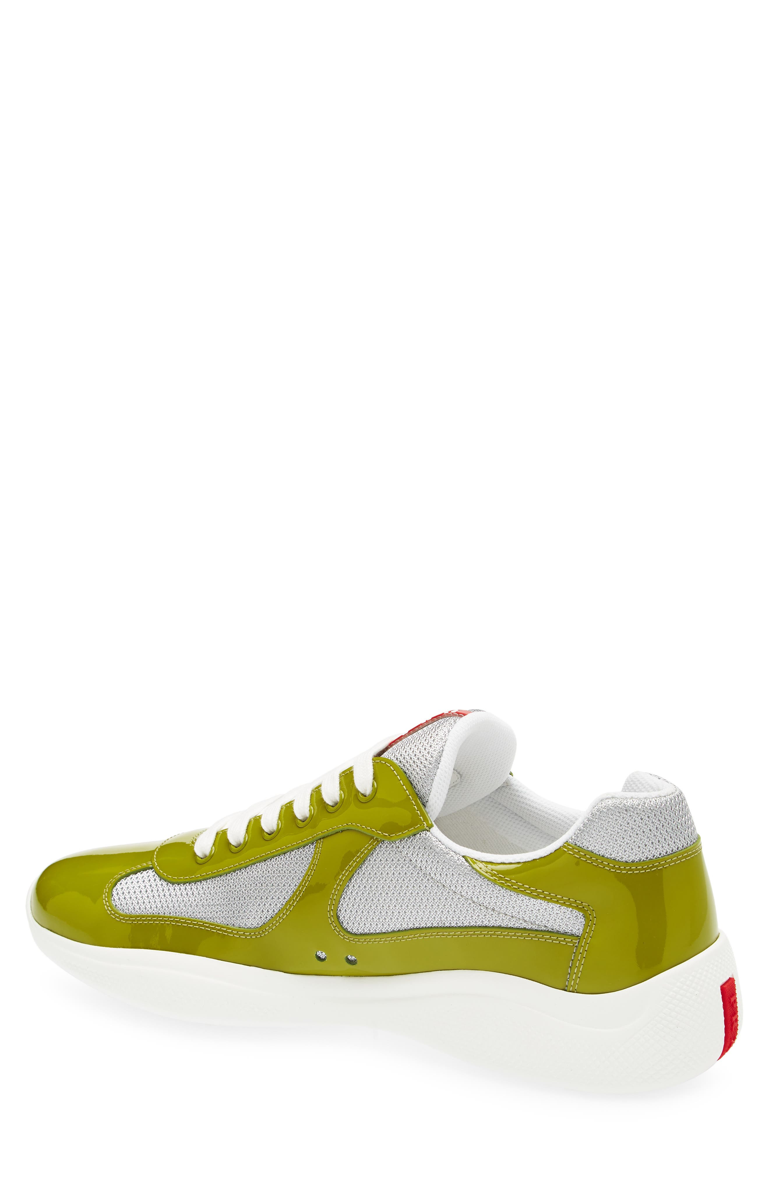 Prada America's Cup Sneaker in Prato/Argento at Nordstrom - 2