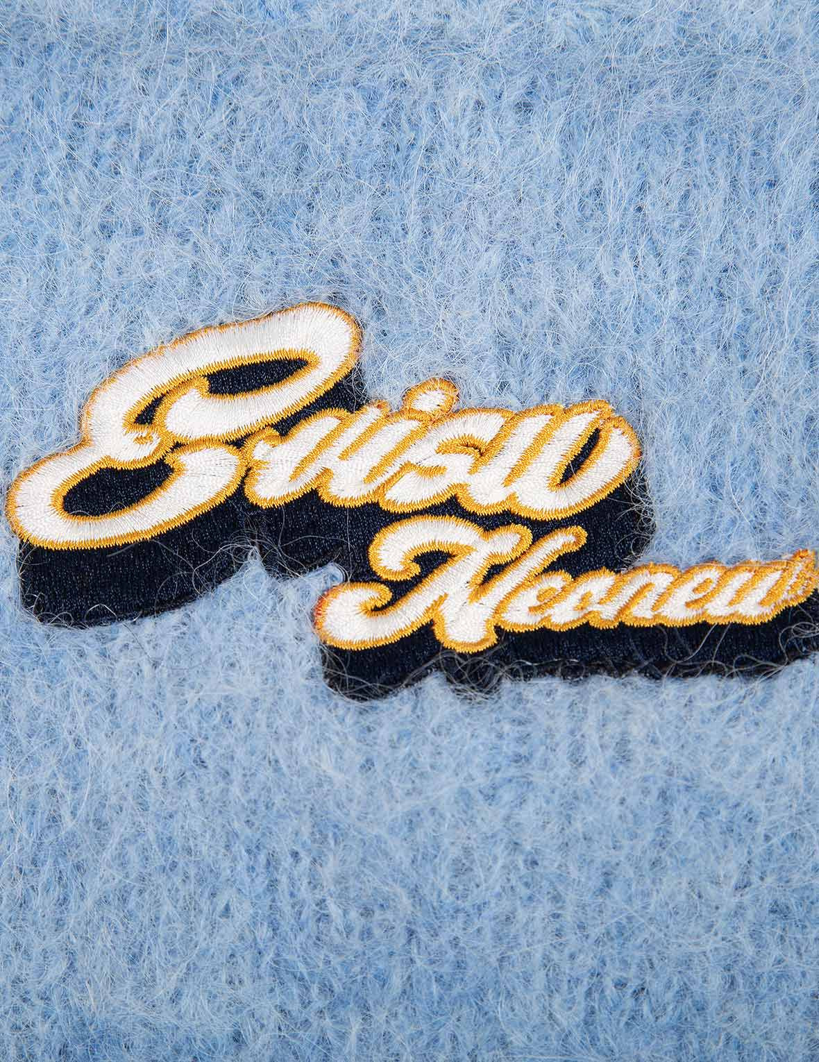 SEAGULL BADGE ALPACA SWEATER - 5