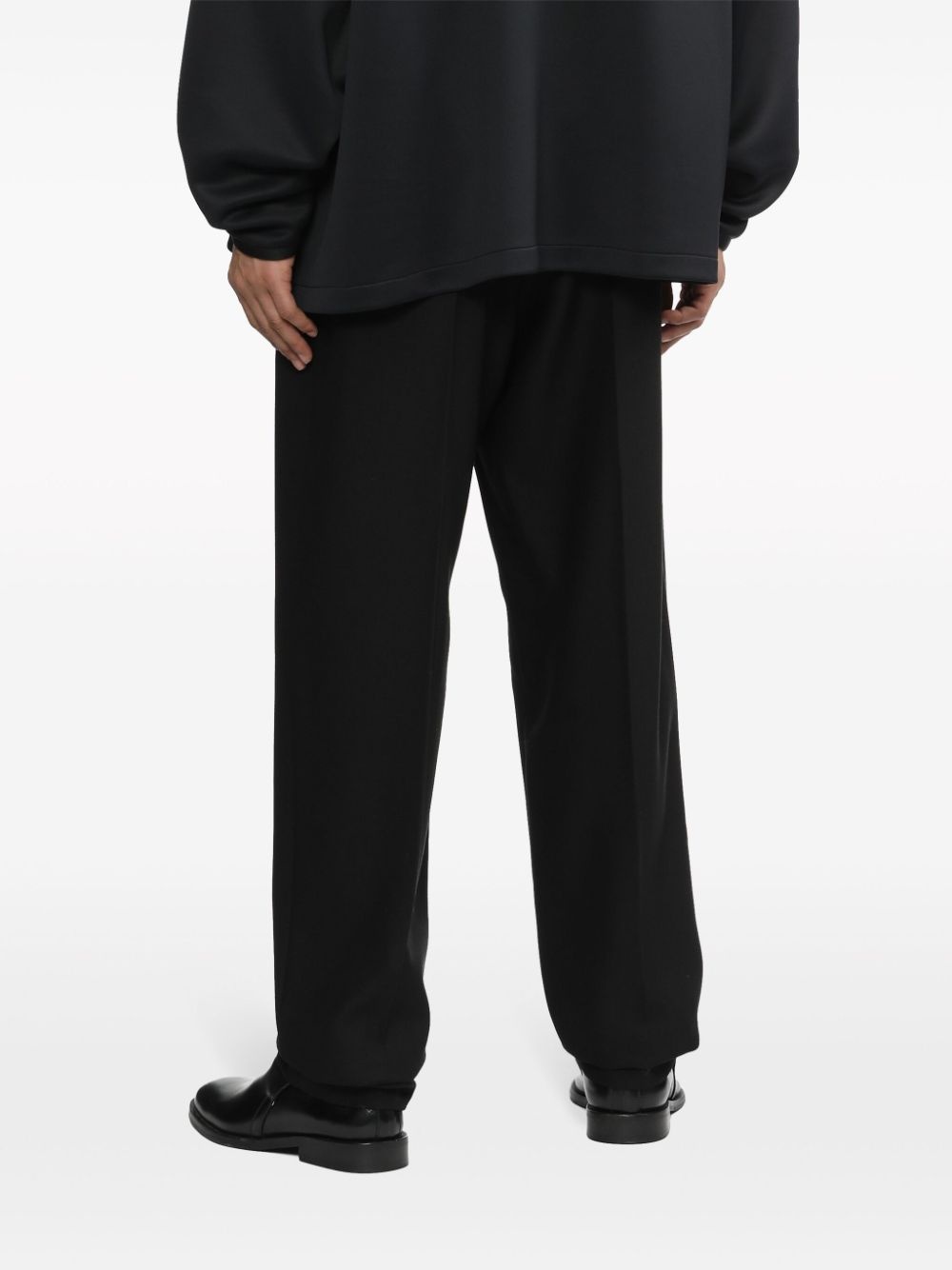 tailored straight-leg trousers - 4