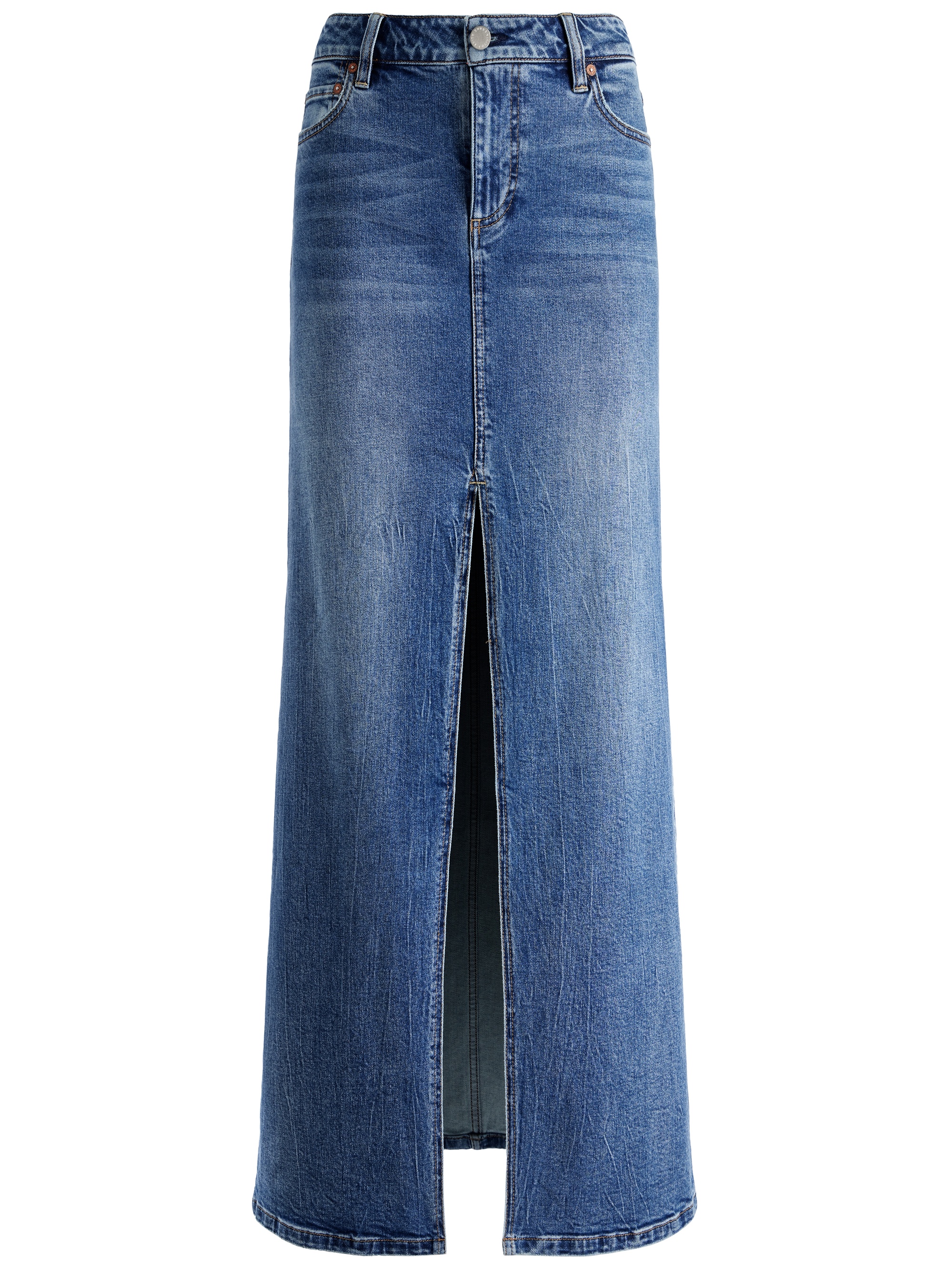 RYE DENIM MAXI SKIRT - 1