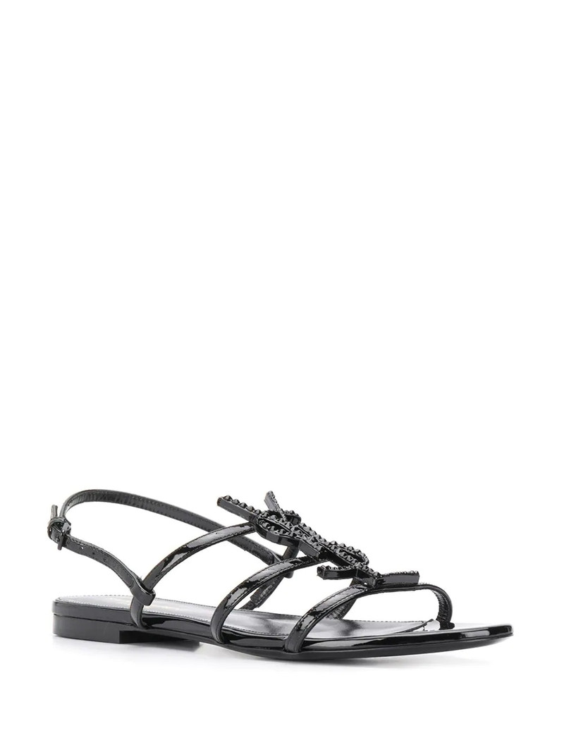 SAINT LAURENT Cassandra strappy sandals outlook
