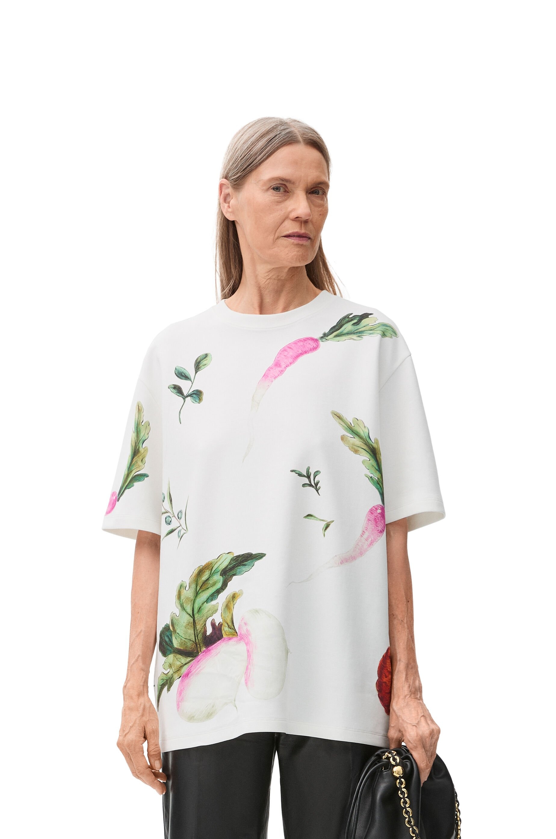 LOEWE セール★ OVERSIZED FIT TSHIRT Loewe Oversized fit T-shirt in cotton blend | REVERSIBLE