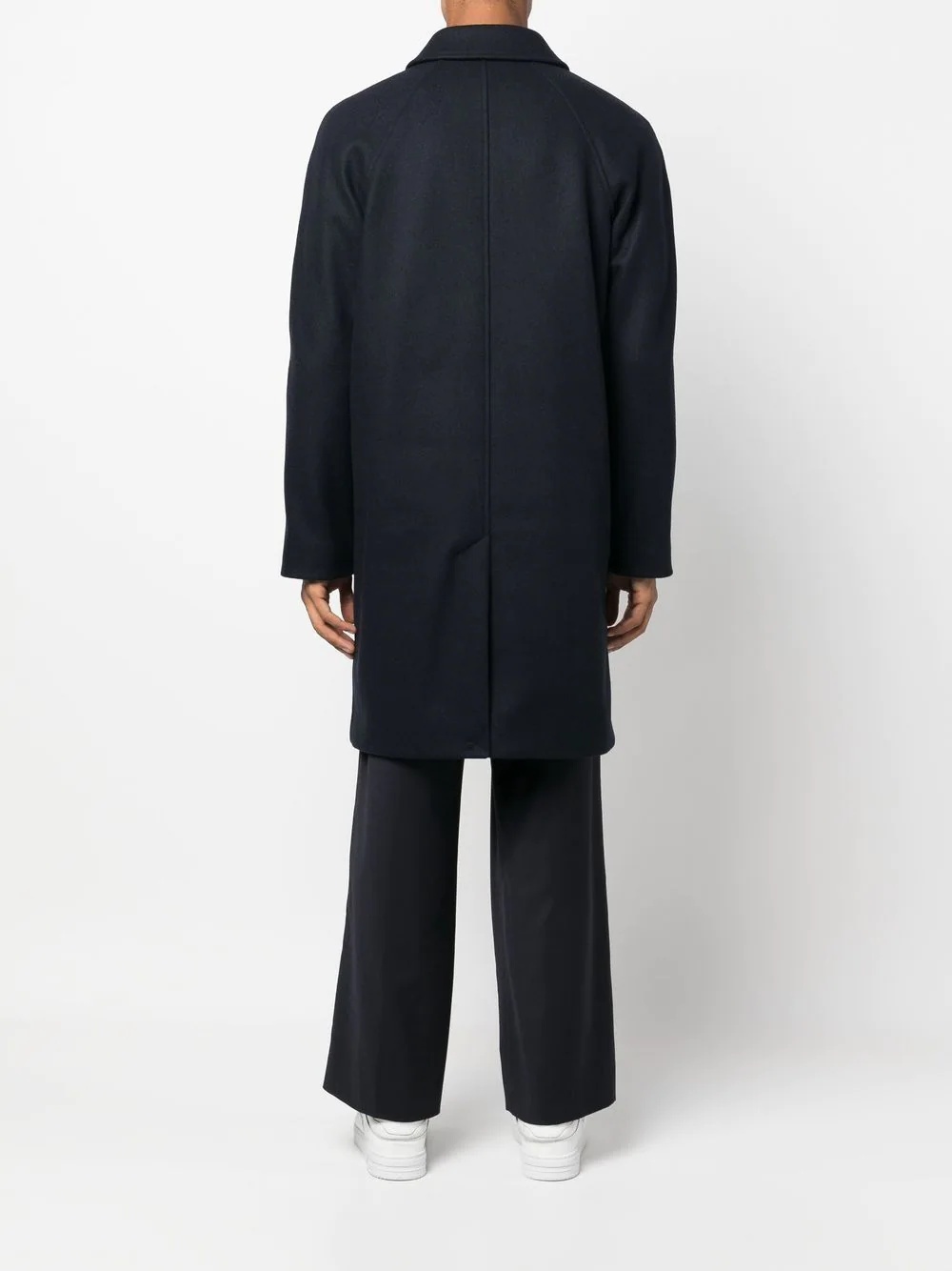 boxy single-breasted coat - 8