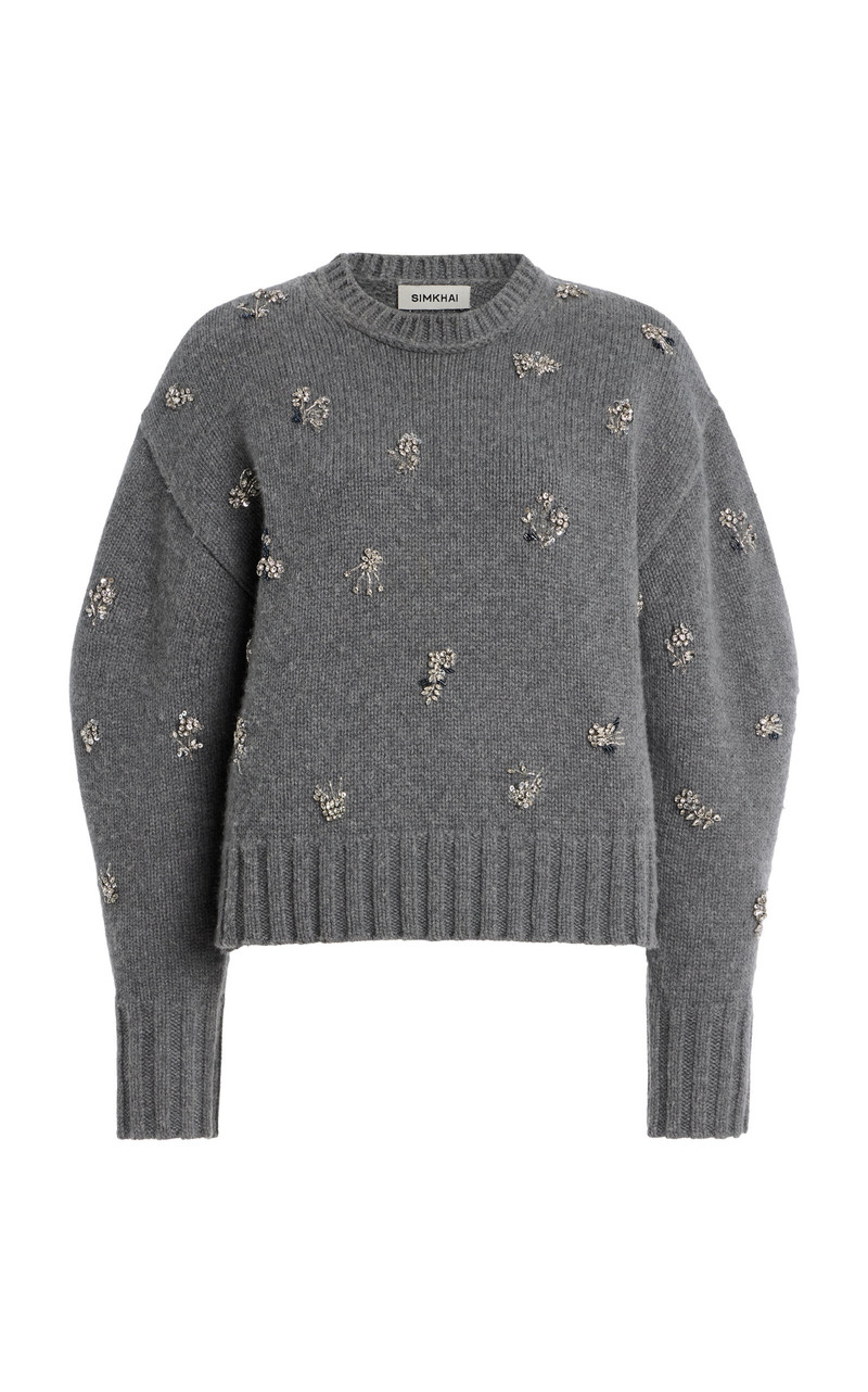 Coraline Wool Sweater grey 1