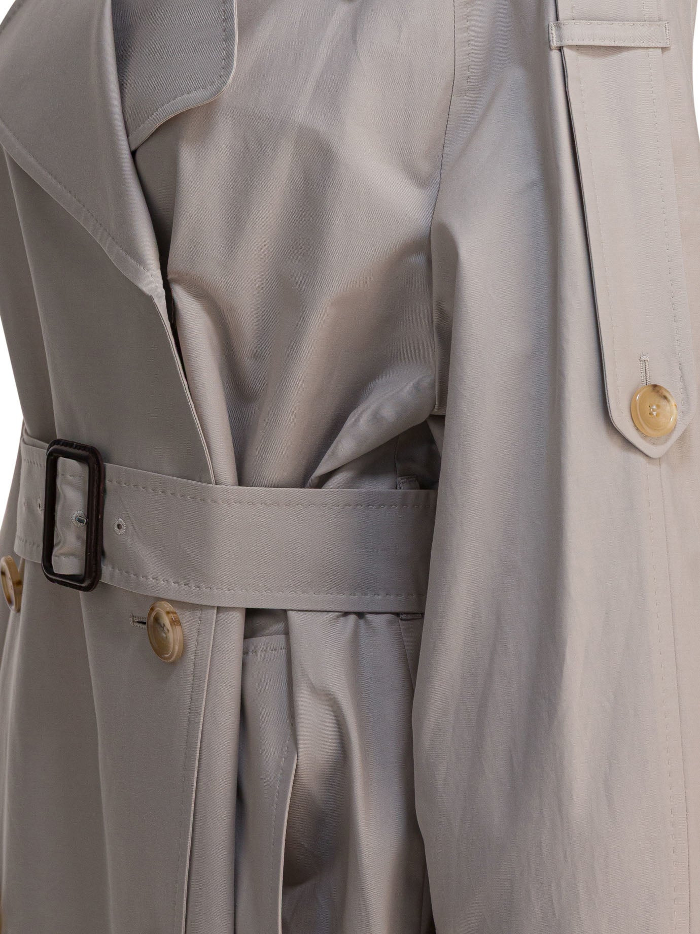 Max Mara The Cube - Max Mara The Cube Double-breasted Cotton Twill Trench Coat - 4