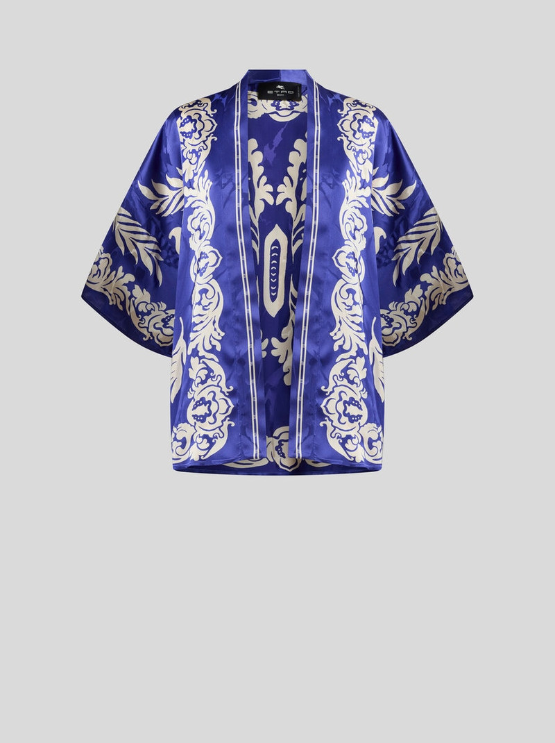 FLORAL JACQUARD KESA 로브 1