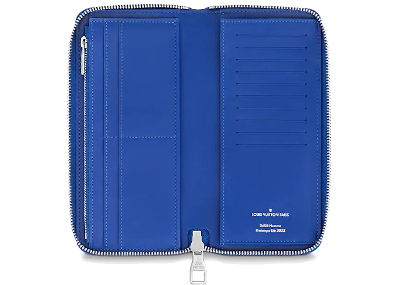 Louis Vuitton Zipper Wallet Vertical Taurillon Illusion Blue/Pink - 3
