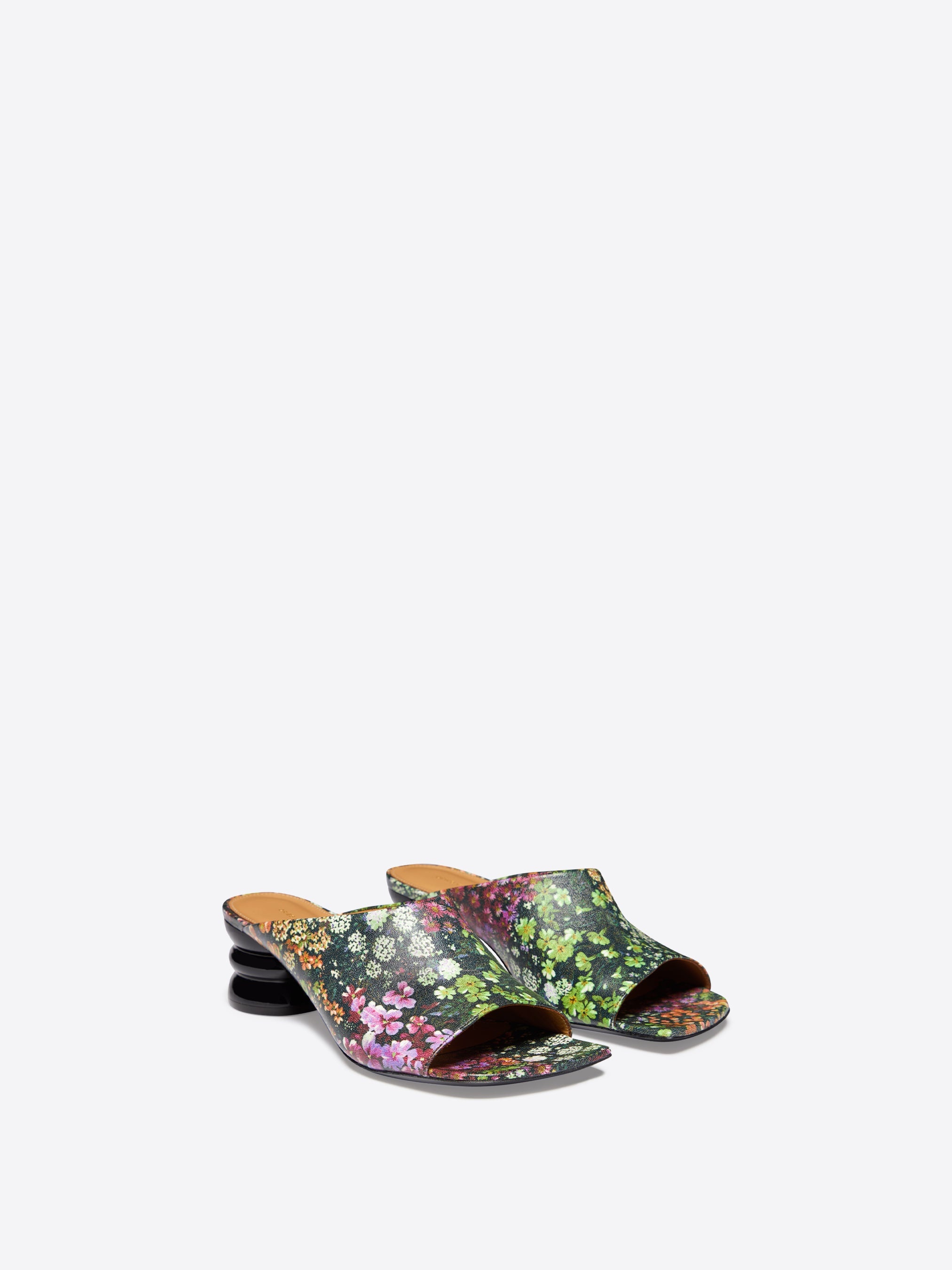 FLORAL MULE SANDALS - 3