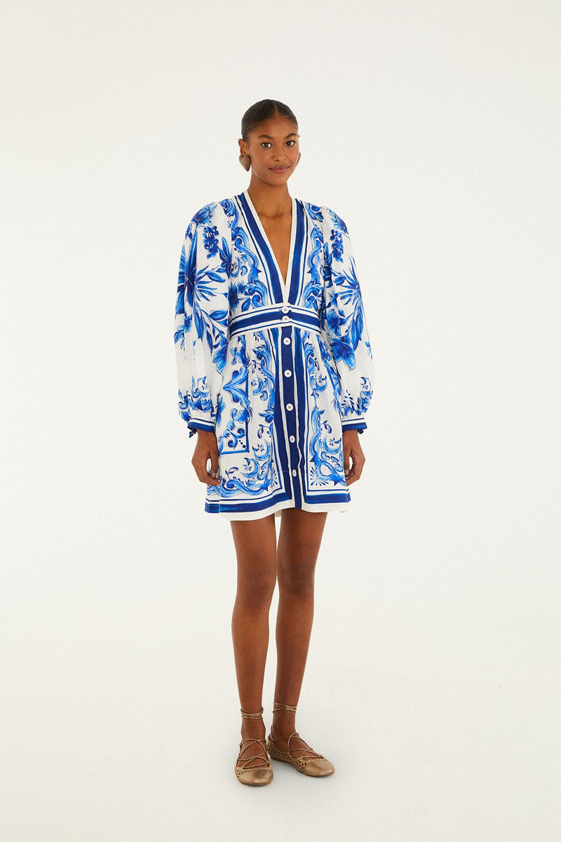 Off-White Garden Tiles Mini Dress 1