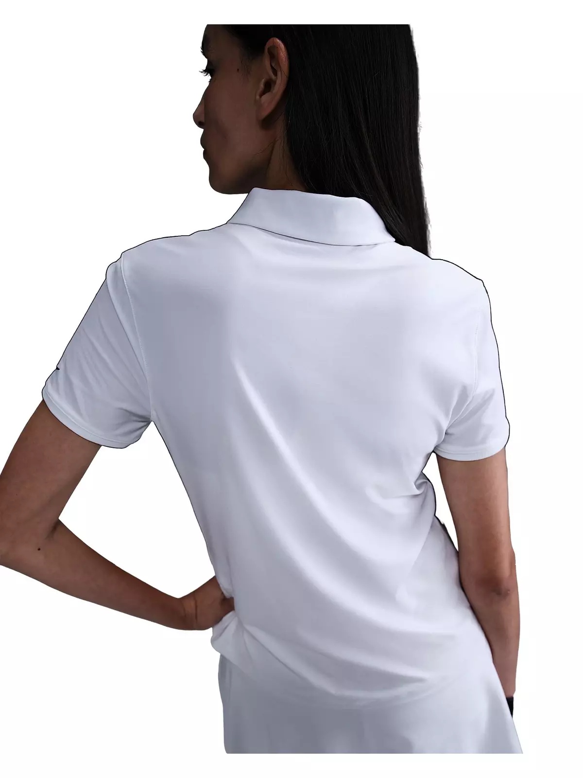 Women's Victory Dri-FIT Short-Sleeve Golf Polo - White - 2