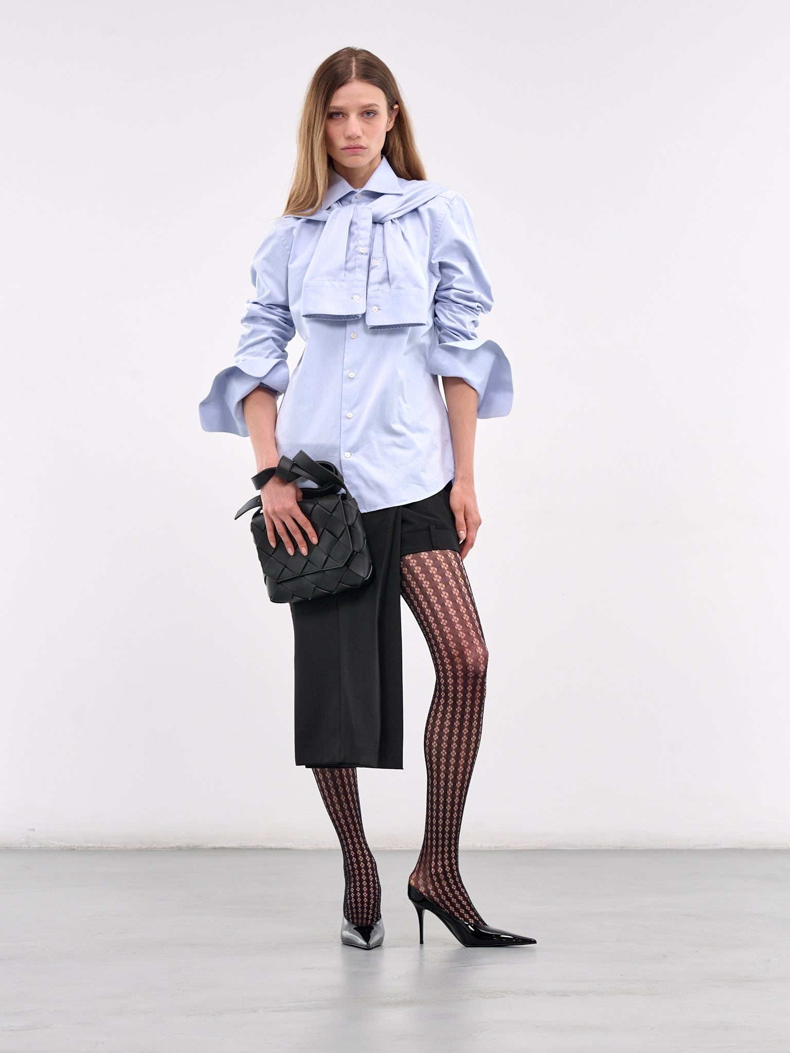 Deconstructed Sleeve Shirt - 6