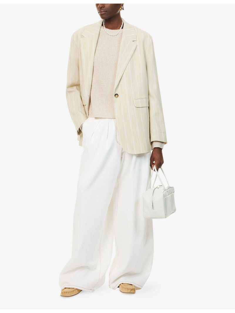 Jenni Kayne Fisherman Raglan-Sleeves Cashmere Jumper outlook