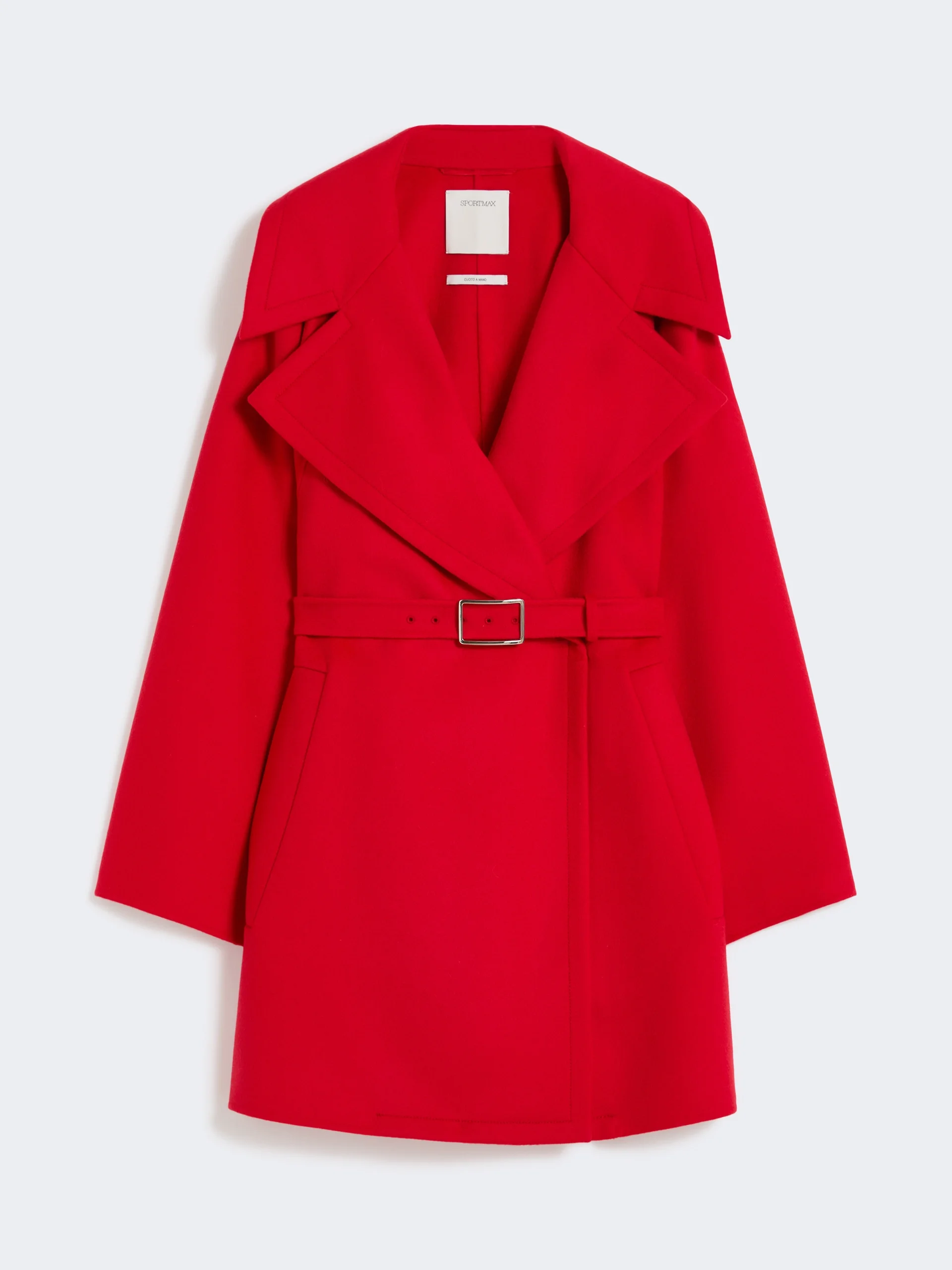 PAGINE Short wool coat - RED - 1