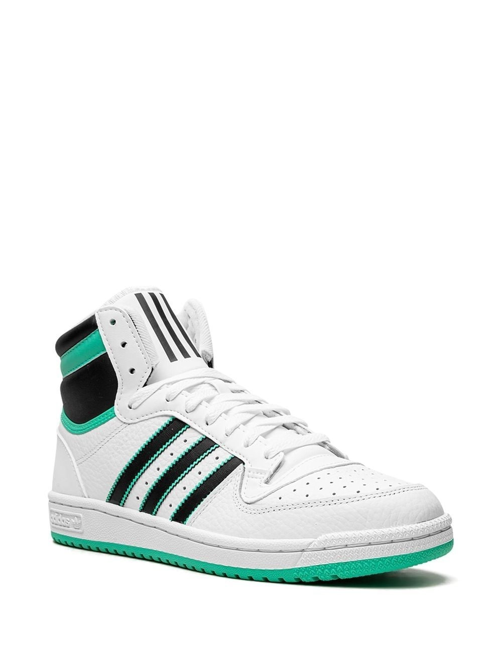 Top Ten RB "White/Core Black/Hi-Res Green" sneakers - 2