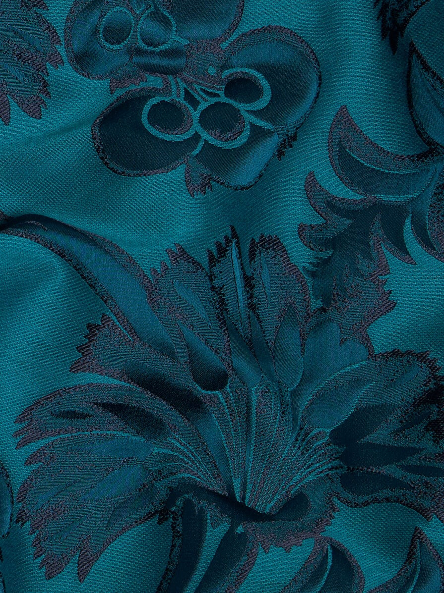 FLORAL LEAFY EVENING TROUSERS - 7