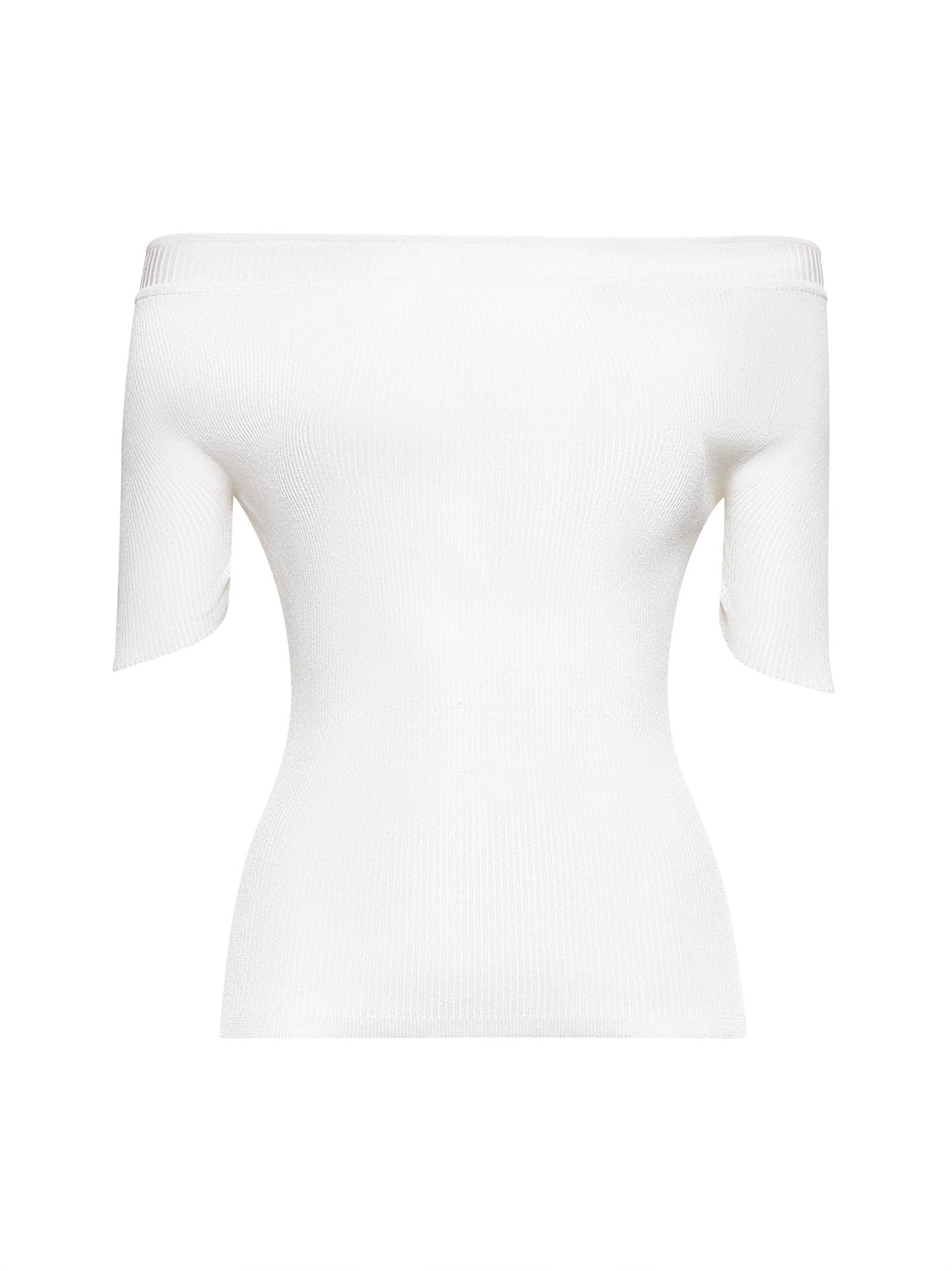 White knit  Nadine top - 1