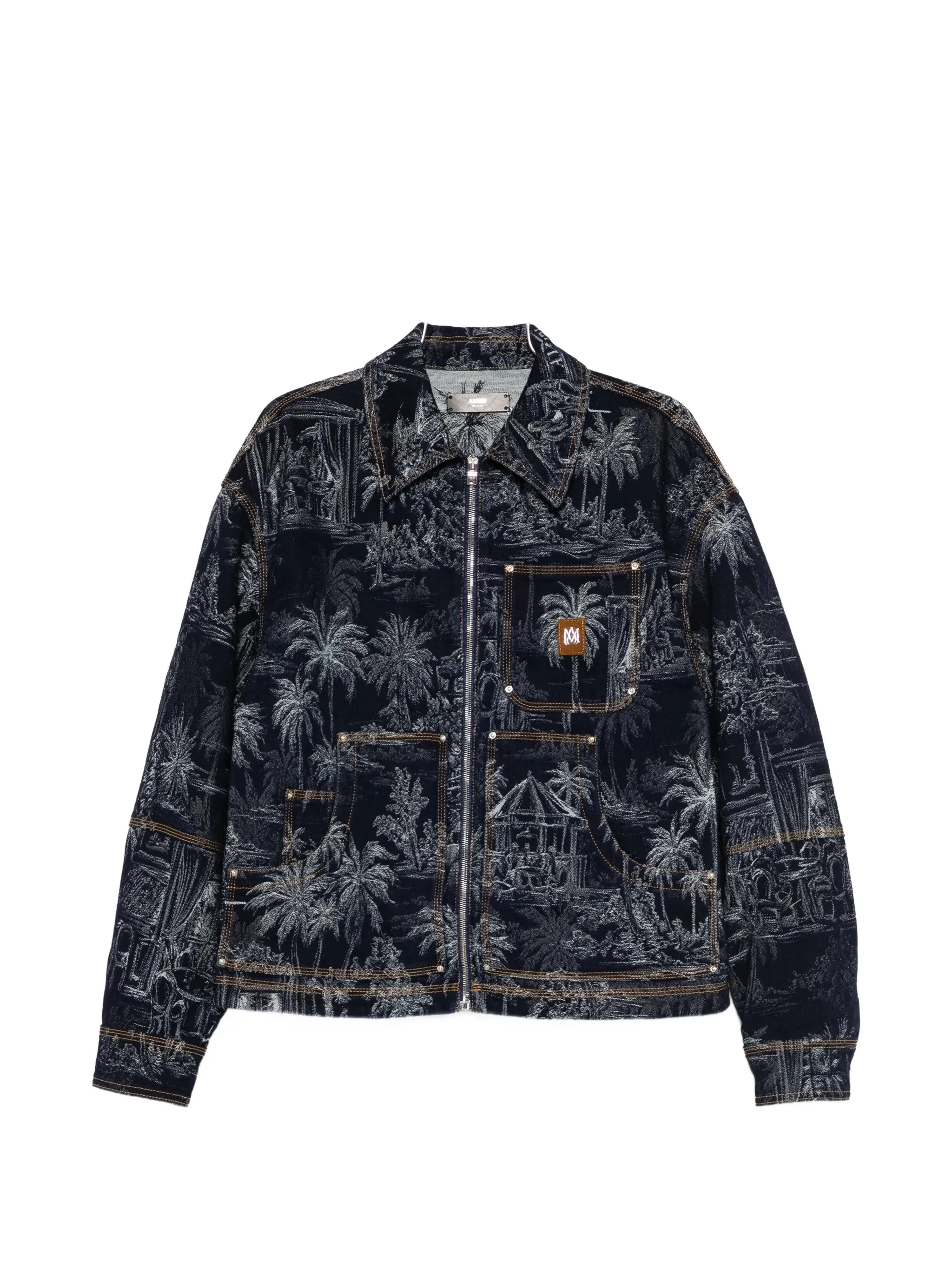 jacquard zip chateau palms jacket - 1