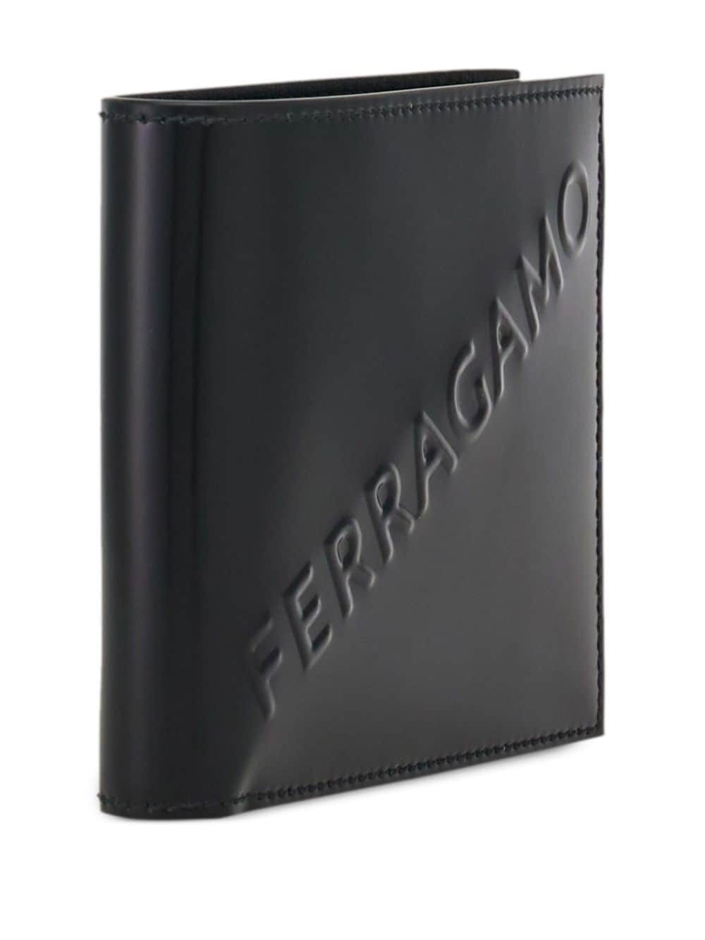 logo-embossed bi-fold wallet - 3