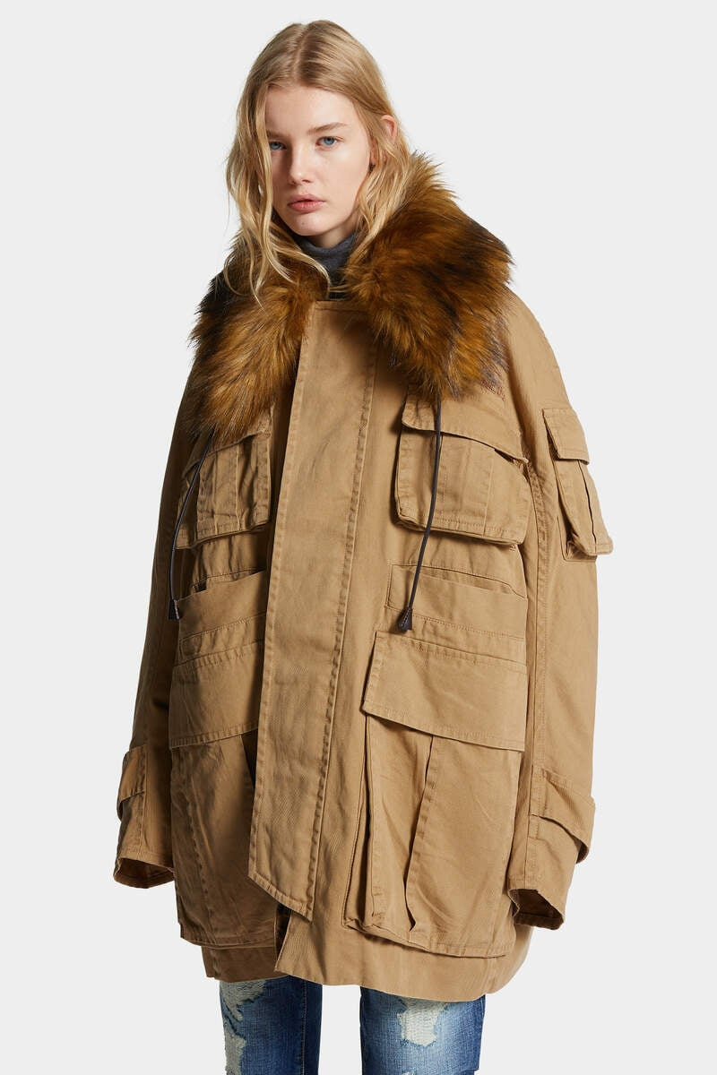 MILITARY FUR COLLAR PARKA - 3