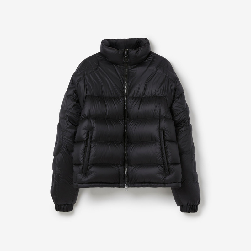 Logo Quilted Nylon Puffer Jacket 1