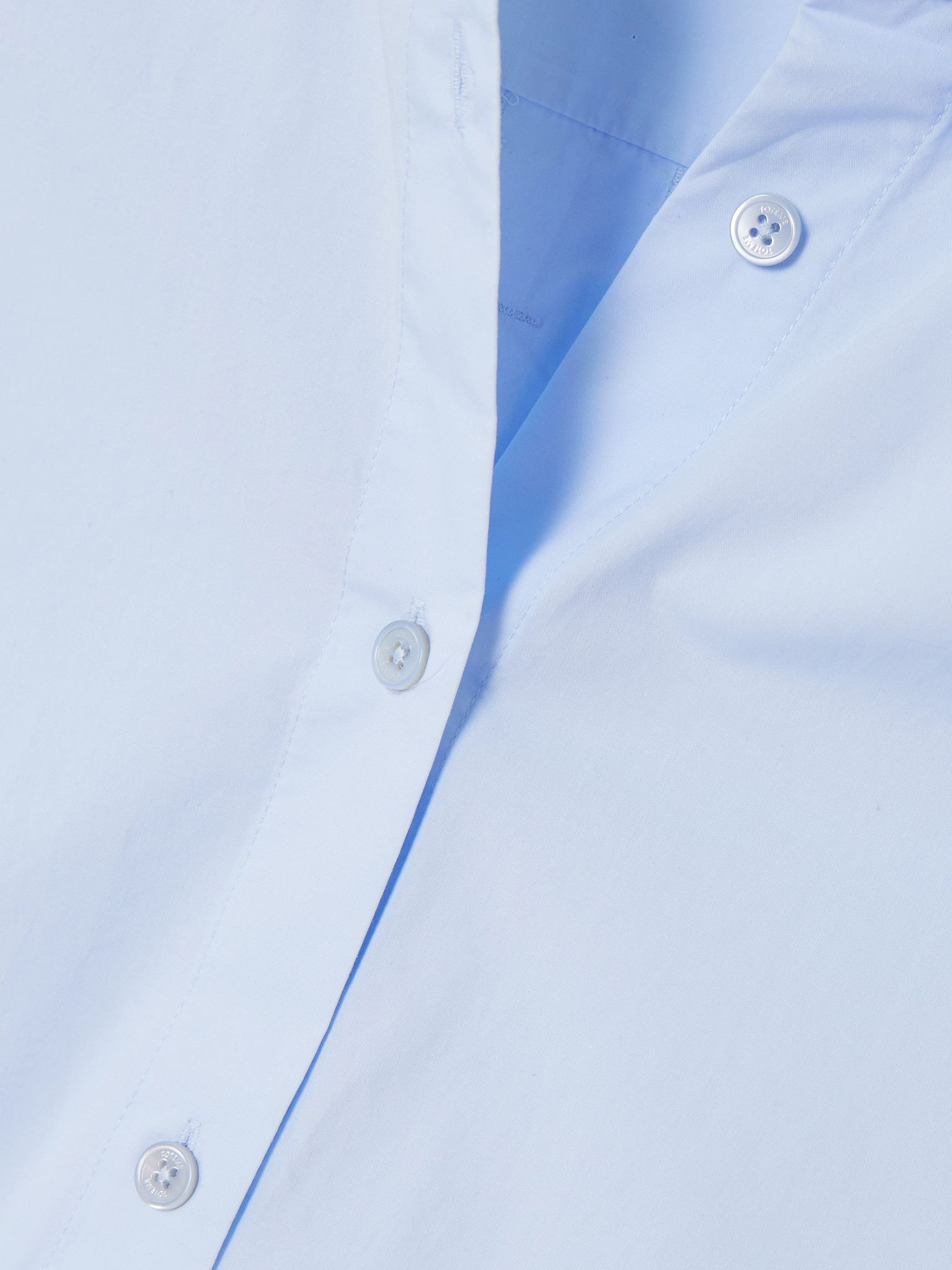 Garderob organic cotton-poplin shirt Light blue - 5