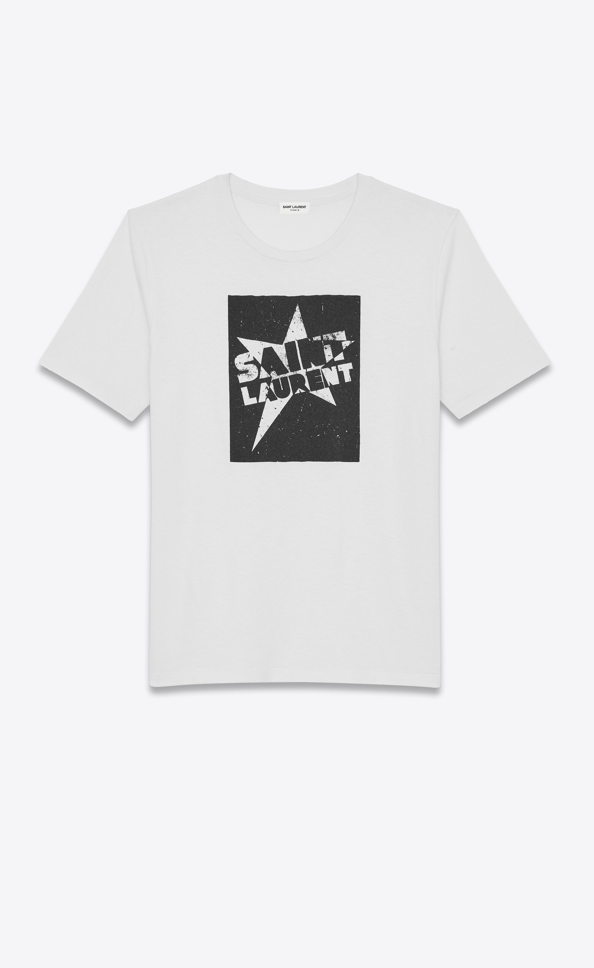 "saint laurent" star t-shirt - 1