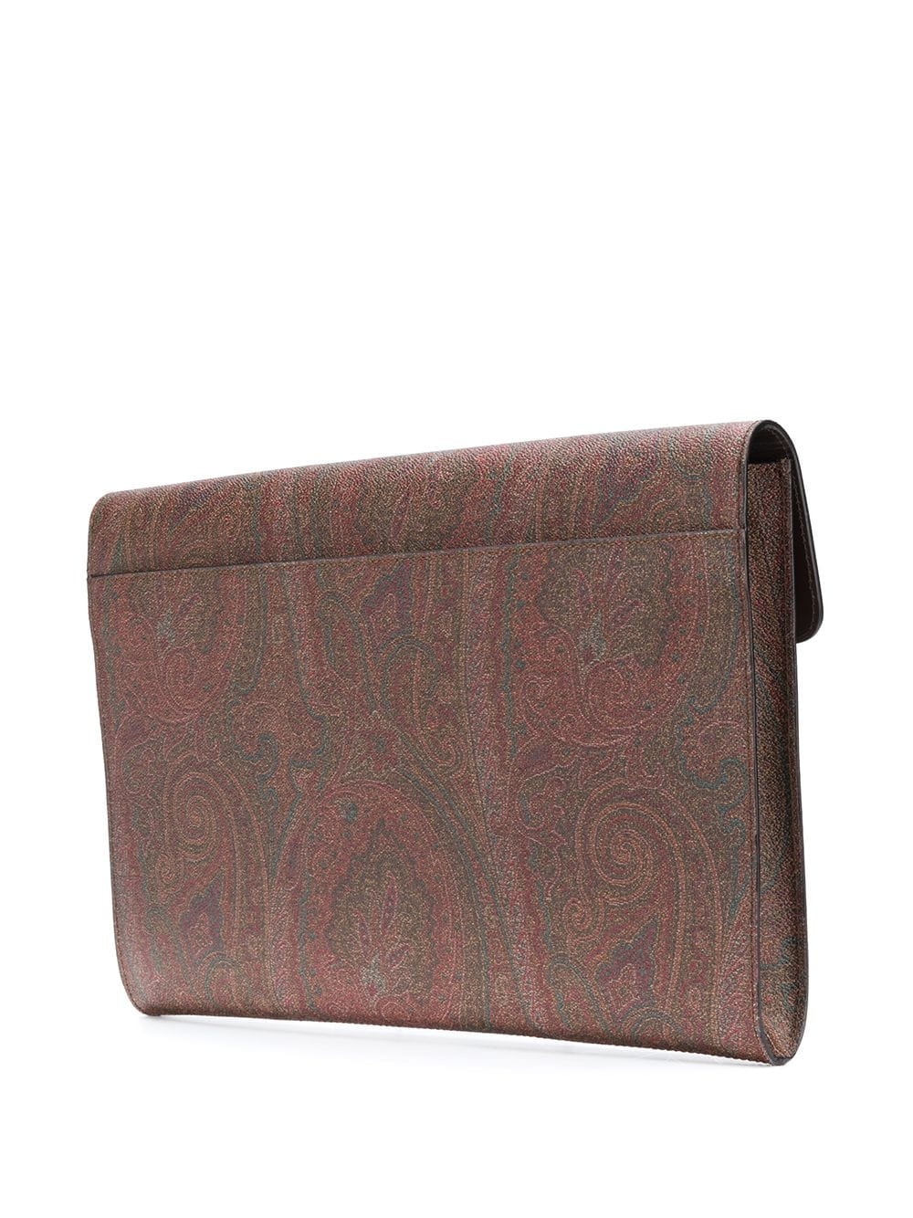 paisley-print clutch bag - 3