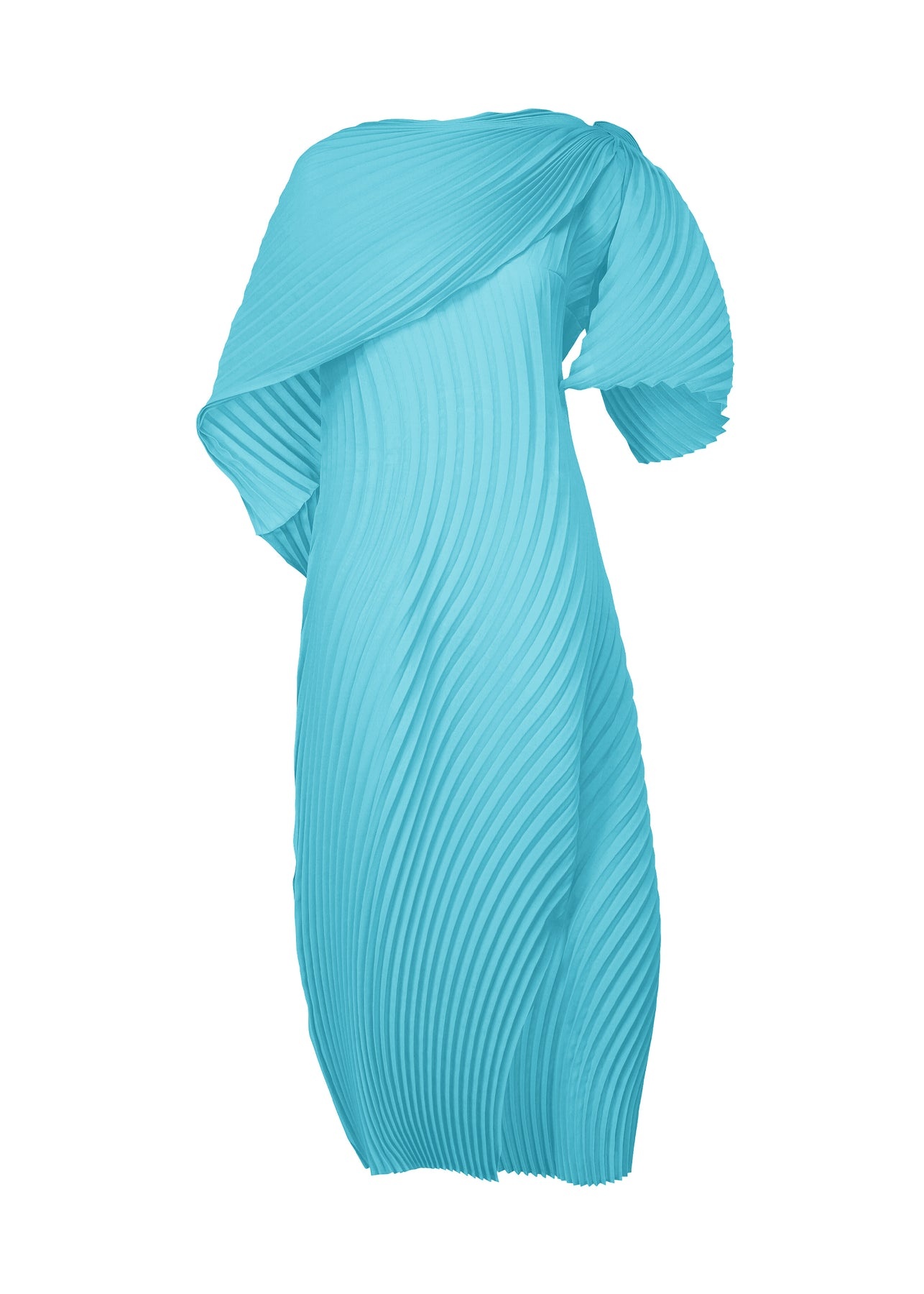 WRAPPED PLEATS DRESS - 1