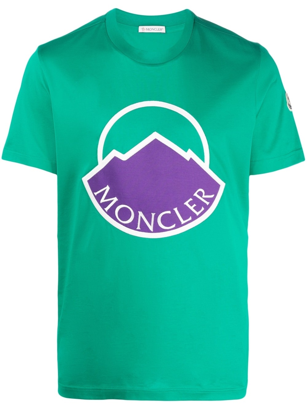 Tシャツ・カットソー MONCLER Short-sleeved t-shirts Moncler logo-patch short-sleeve T-shirt | White | FARFETCH