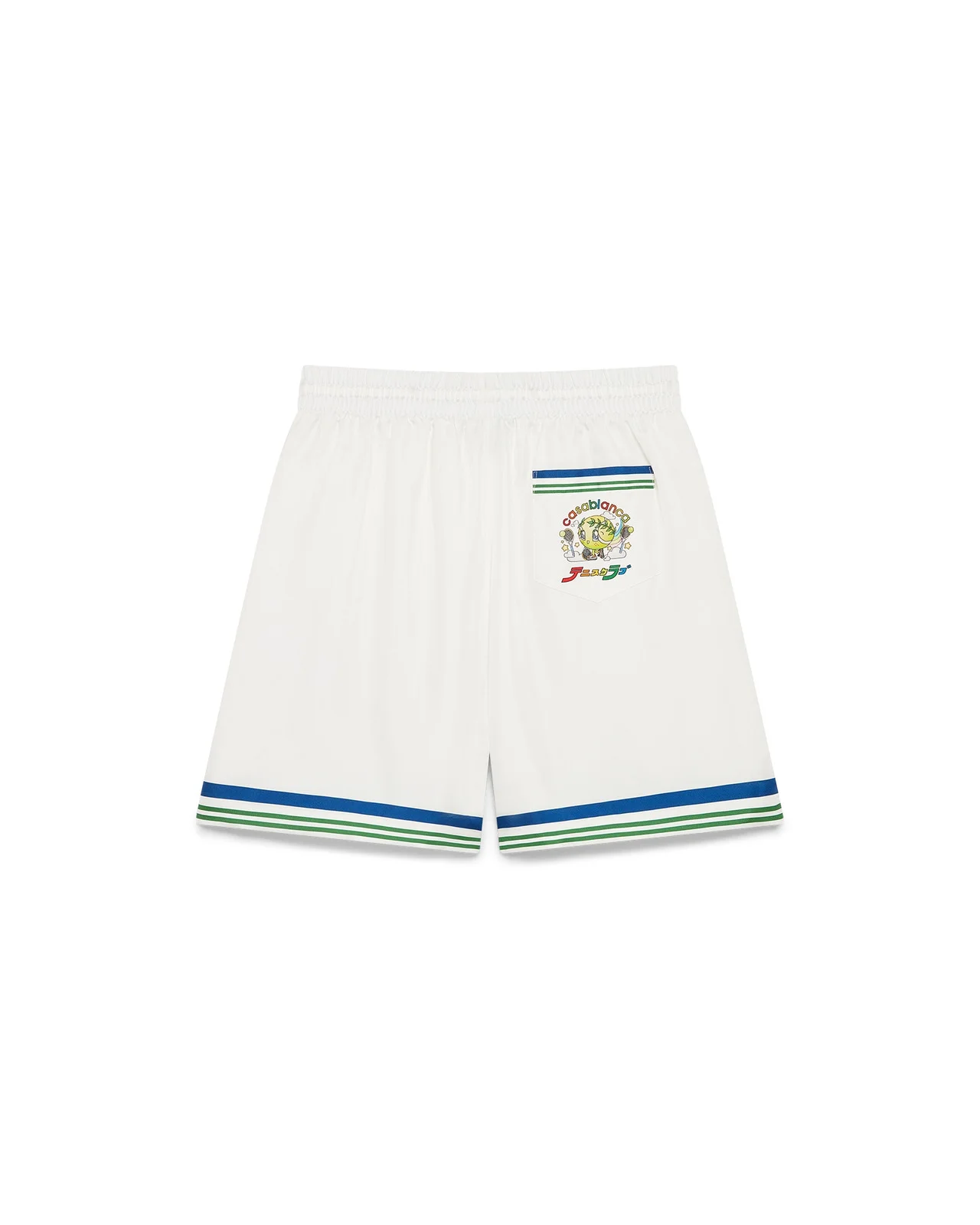Tennis Club Icon Silk Twill Shorts | Casablanca Paris - 1