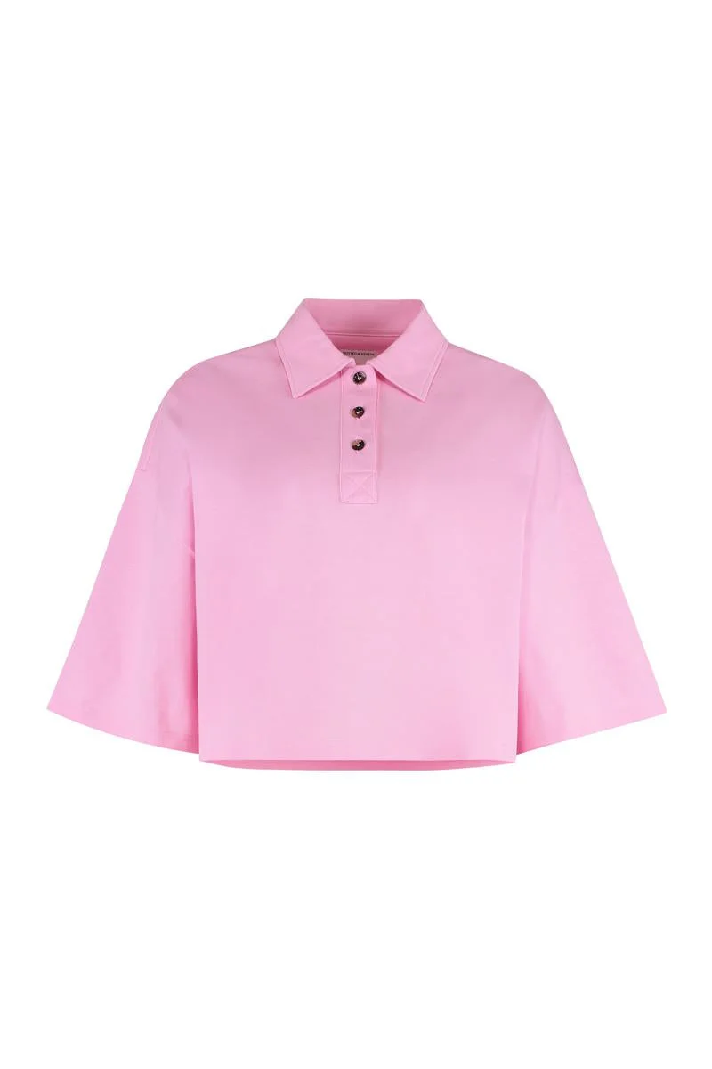 Bottega Veneta Cotton Piqué Polo Shirt - 1