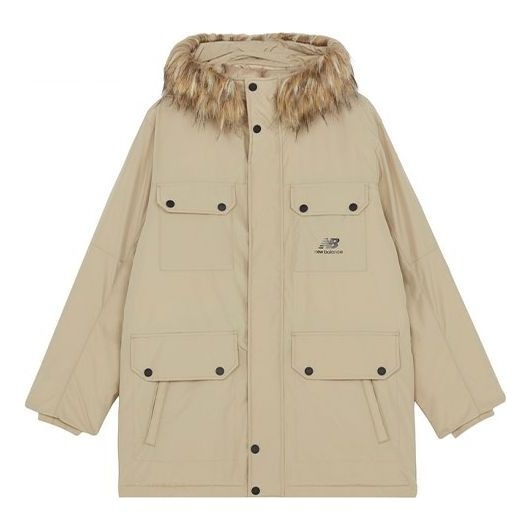 New Balance Classic Down Jacket 'Beige Brown' AMJ13329-HNA - 1